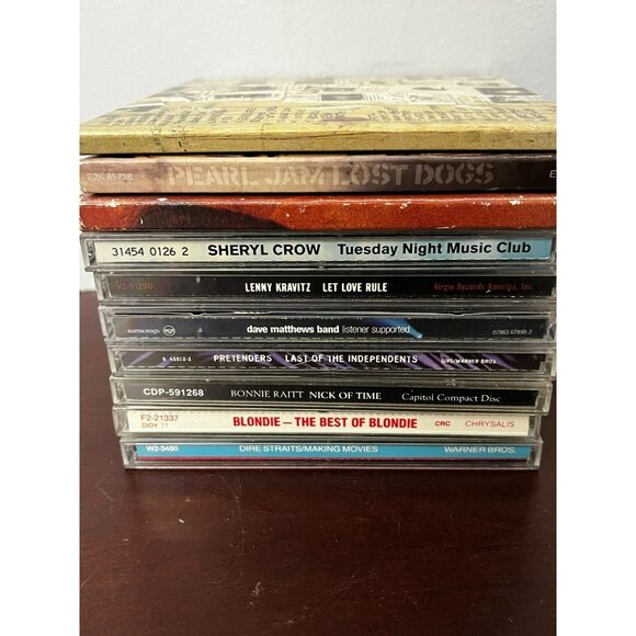 Lot 9 cd 1990s Rock Dave Matthews Blondie Crow Pearl Kravitz - Picture 1 of 6